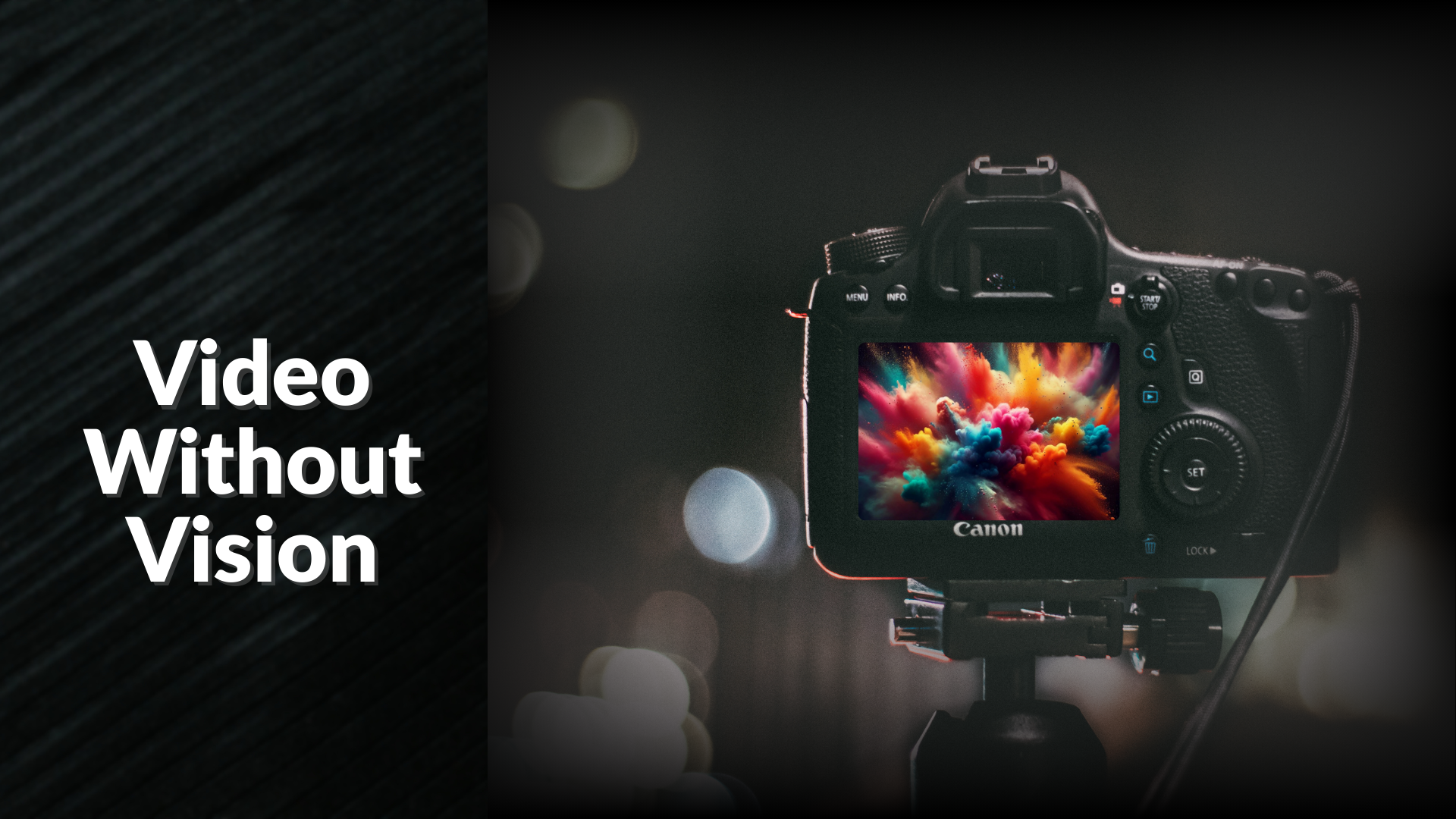 Video Without Vision